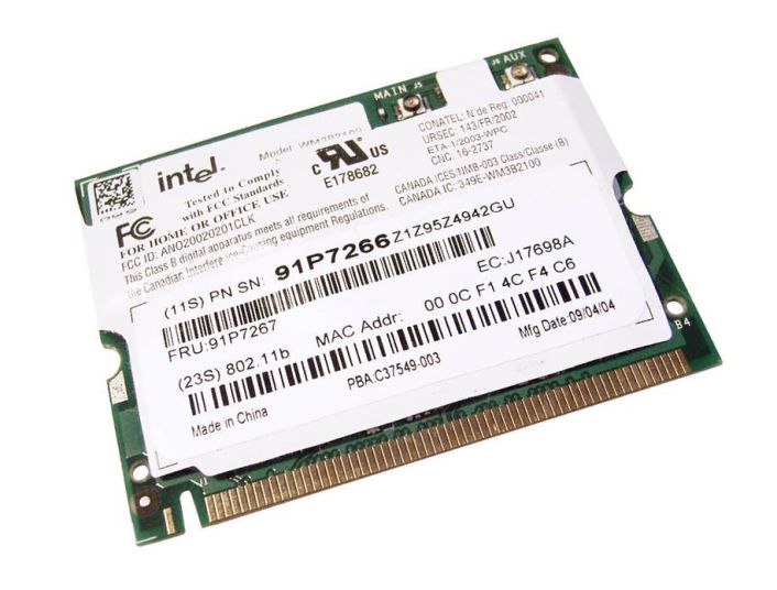 91P7267 IBM Pro Wireless LAN 2100 3B Mini-PCI Adapter by Intel