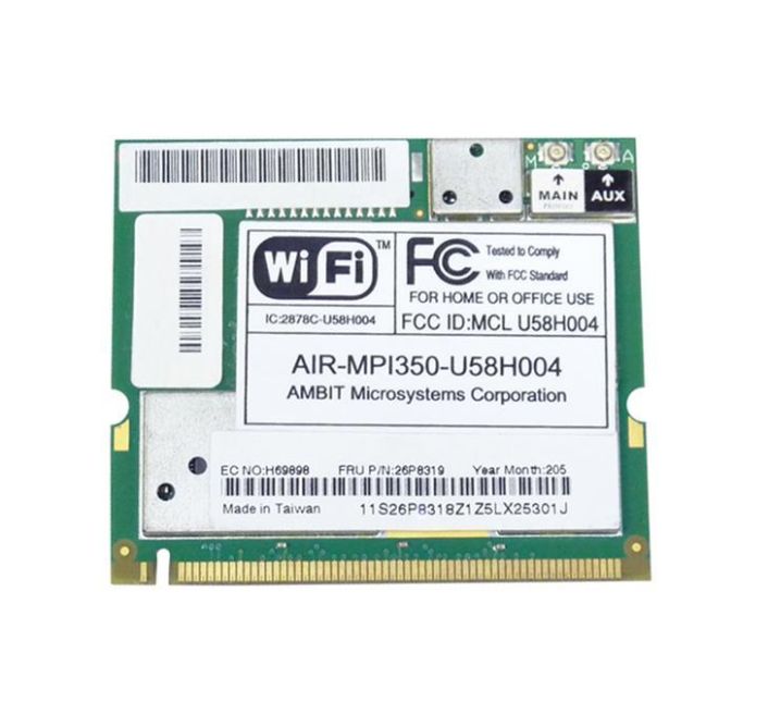 26P8319 IBM Lenovo Cisco Aironet 802.11b Mini-PCI Wireless Card