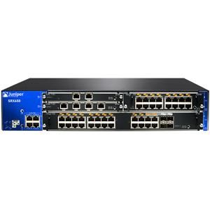 SRX650-BASESRE6645AP Juniper SRX650 4-Ports 10/100/1000Base-T 1Gbps Services Gateway VPN Firewall (Refurbished)