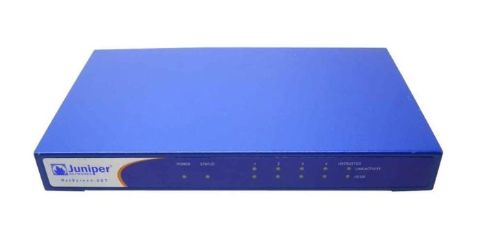 NS-5GT-003 Juniper NetScreen 5GT 10 User VPN/Firewall 4x 10/100Base-TX LAN 1x 10/100Base-TX WAN (Refurbished)