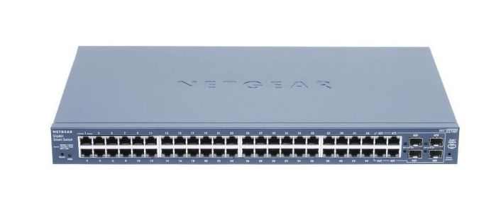 GS748TR100NASKIT NetGear ProSafe 48-Ports 10/100/1000Mbps RJ45 Gigabit Ethernet Smart Switch (Refurbished)