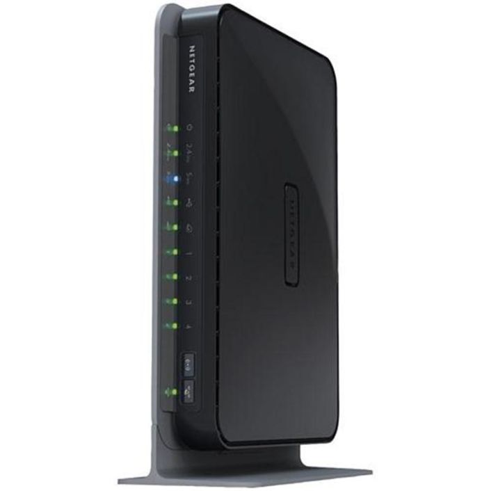WNDR3700100UKS NetGear 5-Port (4x 10/100/1000Mpbs LAN and 1x 10/100/1000Mbps WAN Port) Wireless N600 Dual Band Gigabit Router (Refurbished)
