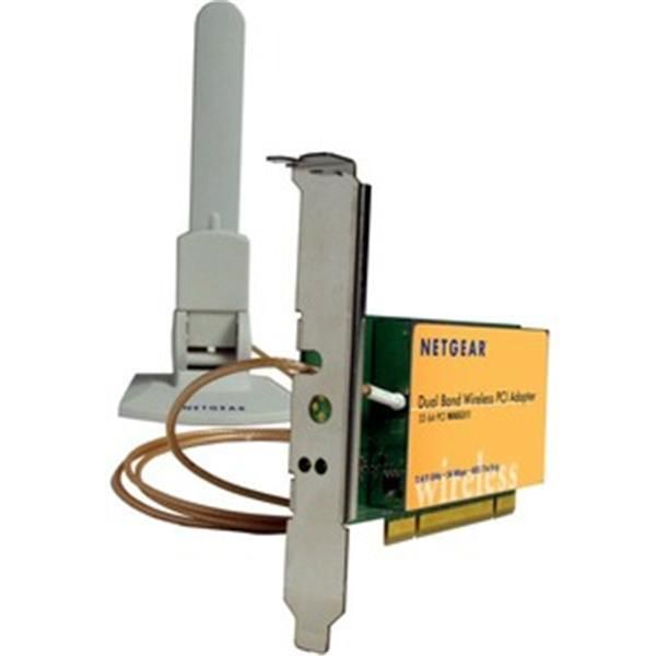 WAG311 Netgear ProSafe Dual Band Wireless PCI Adapter PCI 108Mbps (Refurbished)