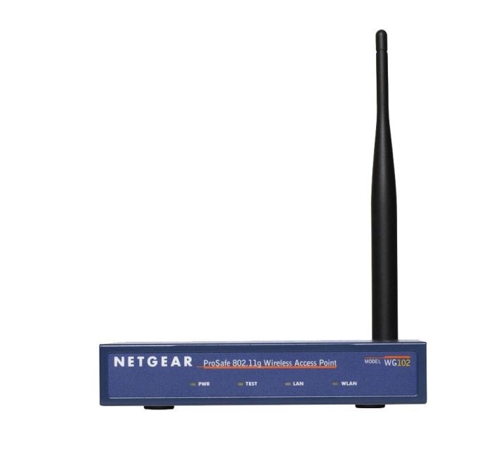 WG102NA Netgear ProSafe WG102 802.11g Wireless Access Point IEEE 802.11b/g 54Mbps (Refurbished)