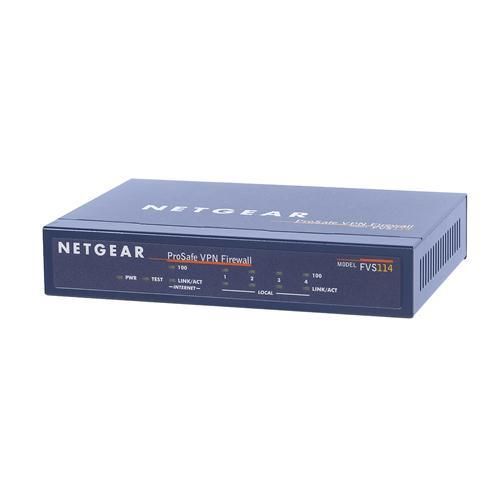 FVS114N NetGear ProSafe VPN Firewall 8 With 4-Port 10/100Mpbs Switch (Refurbished)