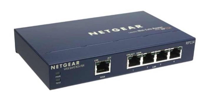 RP114NA NetGear Cable/ DSL Web Safe 4-Port Router (Refurbished)