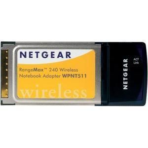 WPNT511 Netgear RangeMax 240 Wireless Notebook Adapter CardBus 240Mbps (Refurbished)