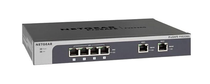 FVS336G-100NAS NetGear ProSafe 4-Ports RJ-45 10Base-T/100Base-TX/1000Base-T Gigabit Ethernet SSL VPN Firewall with 2x WAN Ports (Refurbished)
