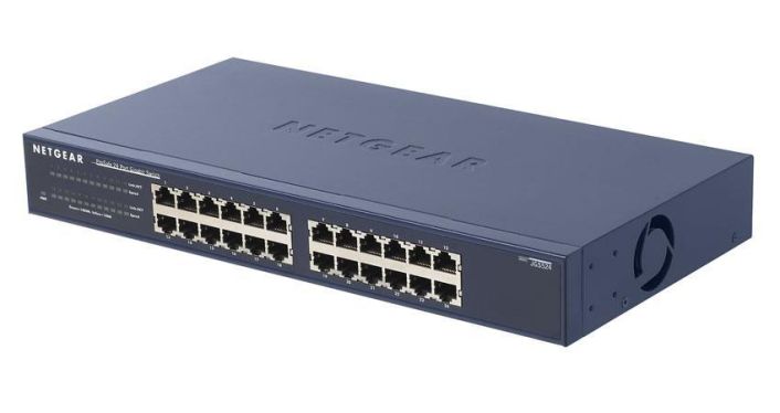 JGS524-200EUS NetGear ProSafe 24-Ports 10/100/1000Mbps RJ45 Gigabit Ethernet Switch (Refurbished)