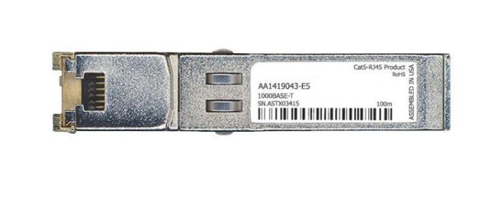 AA1419043-E5 Nortel 1Gbps 1000Base-T Copper 100m RJ-45 Connector SFP (mini-GBIC) Transceiver Module (Refurbished)