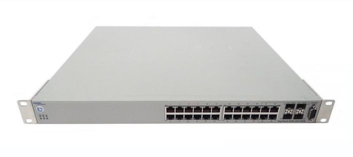 AL1001A04-E5 Nortel Gigabit Ethernet Routing 1U Switch 5510-24T with 24-Ports 10/100/1000 Ports plus 2 SFP Ports and a 1.5 Foot Stacking Cable (Refurbished)