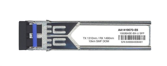 AA1419070-E6 Nortel 1Gbps 1000Base-BX-D Single-mode Fiber 10km 1490nmTX/1310nmRX LC Connector SFP (mini-GBIC) Transceiver Module (Refurbished)