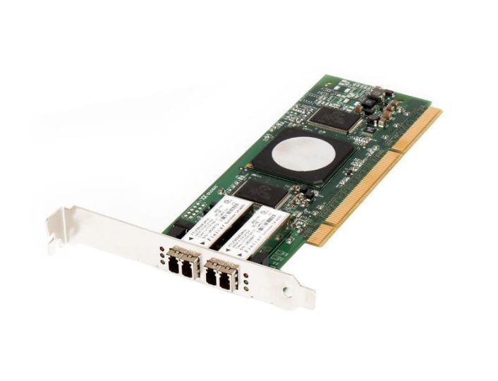 QLA2462CKBIN1 QLogic SANblade Dual-Ports LC 4Gbps Fibre Channel PCI-X Host Bus Network Adapter