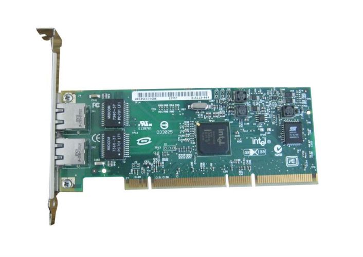 D15113-004 Intel PRO/1000 GT Dual-Ports RJ-45 1Gbps 10Base-T/100Base-TX/1000Base-T Gigabit Ethernet PCI-X Server Network Adapter