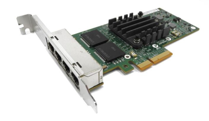49Y4240-01 IBM Quad-Ports RJ-45 1Gbps 10Base-T/100Base-TX/1000Base-T Gigabit Ethernet PCI Express 2.0 x4 Server Network Adapter by Intel