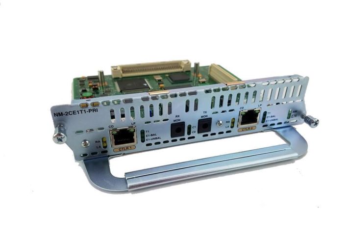 NM-2CE1T1-PRI Cisco 2Port Channelized E1 T1 ISDN PRI Network Module
