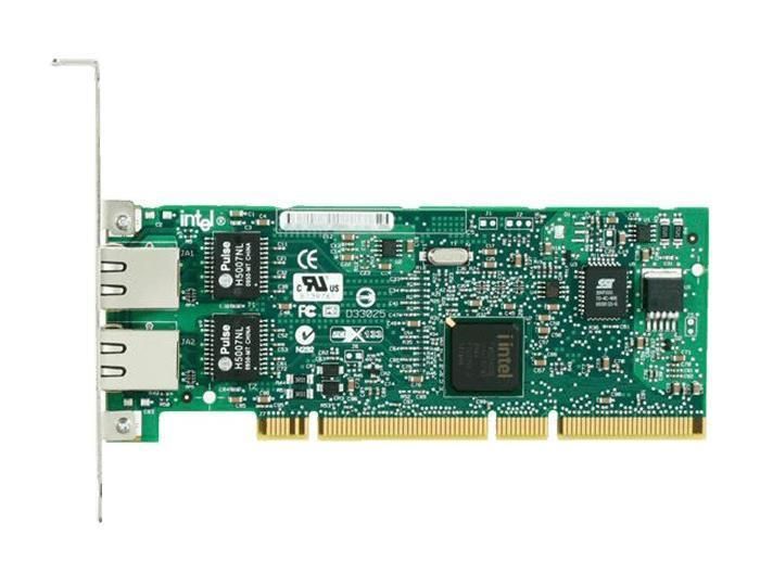 PWLA8492MTG2P20 Intel PRO/1000 MT Dual-Ports RJ-45 1Gbps 10Base-T/100Base-TX/1000Base-T Gigabit Ethernet PCI-X Server Network Adapter