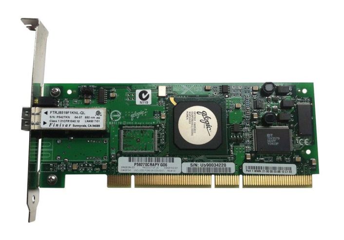 281541-B21-06 HP QLogic Single-Port LC 2Gbps Fibre Channel PCI-X Host Bus Network Adapter