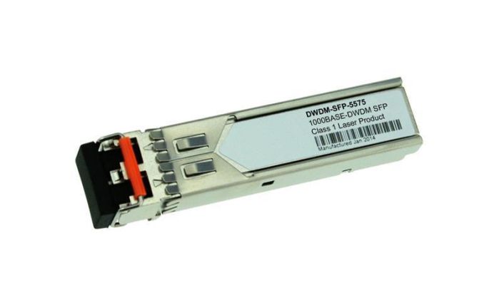 DWDM-SFP-5575-RF Cisco 1Gbps 1000Base-DWDM Single-mode Fiber 80km 1555.75nm Duplex LC Connector SFP Transceiver Module (Refurbished)