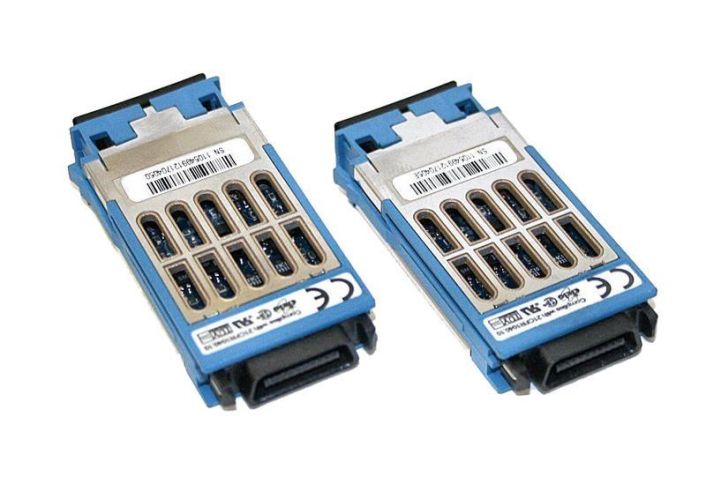 WS-G5484-CIELO Cisco 1Gbps 1000Base-SX Multi-mode Fiber 550m 850nm Duplex SC Connector GBIC Transceiver Module