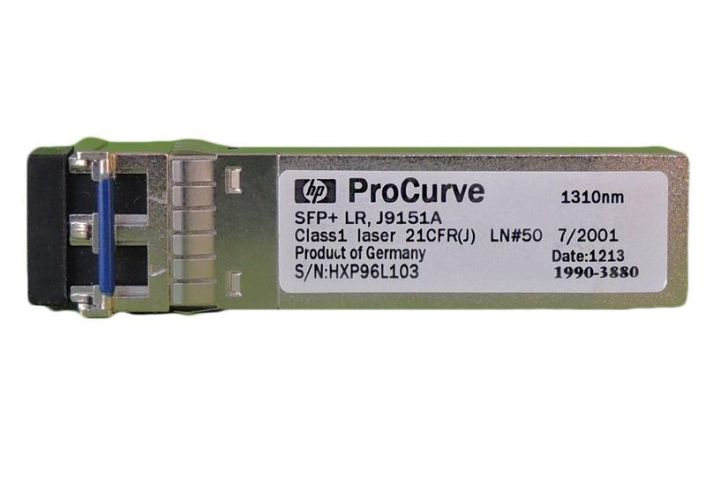 J9151A HP ProCurve x132 10Gbps 10GBase-LR Single-mode Fiber 10km 1310nm Duplex LC Connector SFP+ Transceiver Module