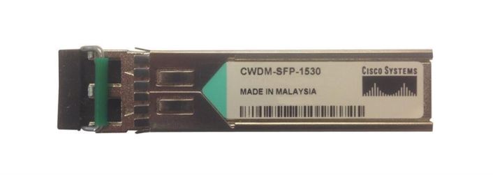 CWDM-SFP-1530-RF Cisco 1Gbps 1000Base-CWDM Fibre Channel Single-mode Fiber 80km 1530nm Duplex LC Connector SFP Transceiver Module (Refurbished)
