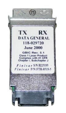 FTR-8519-5 Finisar 2.5Gbps 1000Base-SX Multi-mode Fiber 550m 850nm SC Connector GBIC Transceiver Module