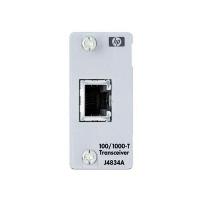 J4834AGB HP ProCurve 1Gbps 1000Base-TX Copper Mode Twisted Pair 100m RJ-45 Connector GBIC Transceiver Module