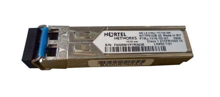 NTTP01CB Nortel OC3/STM-1 IR LX LC Connector SFP Transceiver Module (Refurbished)