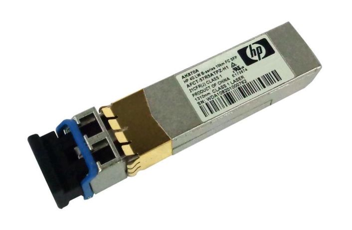 469972R-001 HP B-Series AK870A 4Gbps Single-mode Fiber Long Wave Fibre Channel 10km 1310nm Duplex LC Connector SFP Transceiver Module