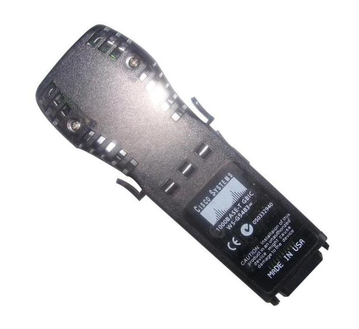 WS-G5483-1 Cisco 1Gbps 1000Base-T Copper 100m RJ-45 Connector GBIC Transceiver Module