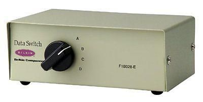 F1B028E Belkin 4 Position Universal Manual Box Switch (Refurbished)