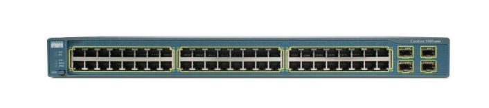 WS-C3560-48TS-SOB Cisco Catalyst 3560 48-Ports 10/100 Gigabit Ethernet Layer 3 Managed Switch with 4x Gigabit SFP Ports (Refurbished)