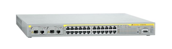 AT-8624POE-V2-50 Allied Telesis Layer 3 Switch with 24-Ports 10/ 100Base-TX Ports plus 2 10/100/1000T / SFP Uplinks with PoE (Refurbished)