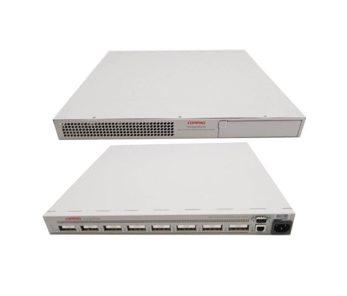 177862-B21 Compaq StorageWorks Fibre Channel Arbitrated Loop 8-Ports Switch (Refurbished)