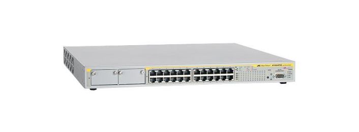 AT-8524POE-50 Allied Telesis Layer 2+ PoE Switch with 24-Ports 10/ 100Base-TX Ports plus 2 Expansion Slots (Refurbished)
