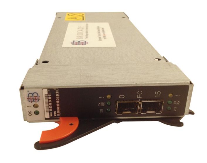 90P0165 IBM 1000Base-X Dual Port Enterprise SAN Switch Module by Brocade for BladeCenter (Refurbished)