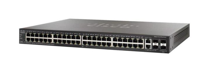 SG500-52-K9-G5 Cisco SG500 52-Port Gigabit Stackable Managed Switch (Refurbished)