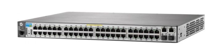 J9627A#ABB HP ProCurve E2620-48-Poe+ 48-Ports Layer 3 Switch Manageable 10/100/1000Base-T Power Over Ethernet 2 x SFP (mini-GBIC) (Refurbished)