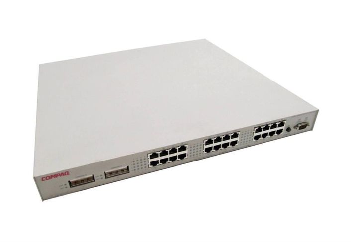 355328-B21 Compaq SW3324 DS 24-Ports 10/100 Gigabit RJ-45 Switch (Refurbished)