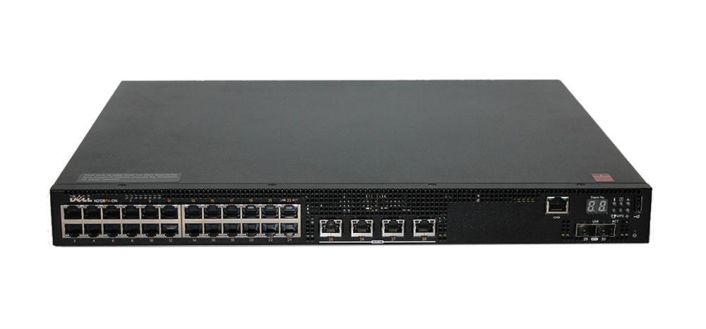 N2128PX-ON Dell Emc Networking 28-Ports SFP+ 10/100/1000Base-T PoE+ Manageable Layer 3 Rack-Mountable Switch (Refurbished)