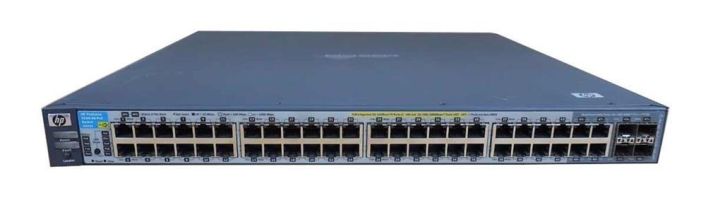 J9473AR HP Procurve 3500-48-PoE 48-Ports 10/100Base-T RJ-45 Manageable Layer3 Rack-mountable Switch with 4x Shared SFP (mini-GBIC) Ports (Refurbished)