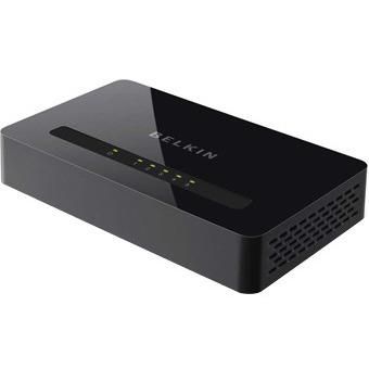 F4G0500 Belkin 5-Port RJ-45 10/100 Network Switch Up to 100Mbps (Refurbished)