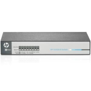 J9661A#ABA HP V1410-8 Fast Ethernet Switch 8 Port 8 X 10/100Base-TX RJ-45 Fast Ethernet Switch 1U High Rack-mountable (Refurbished)