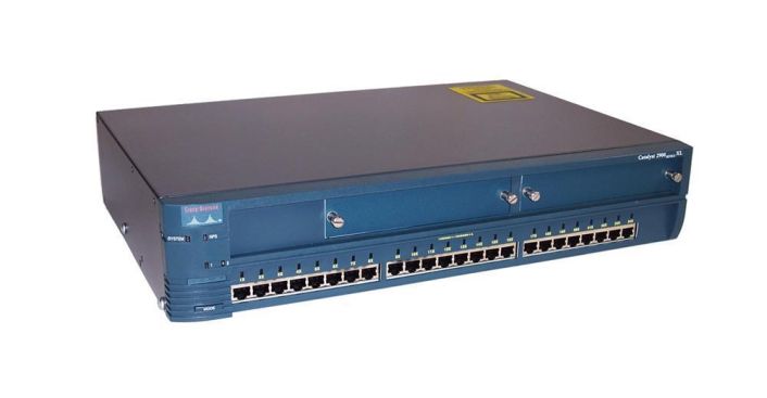 WS-C2924MXLENDC-RF Cisco Catalyst 2900 XL Series 24-Ports 10/100 Switch with 2x module Slot DC Power (Refurbished)