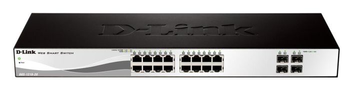 DGS-1210-20 D-Link 20-Ports Gigabit Smart Switch including 4 Combo SFP ports (Refurbished)