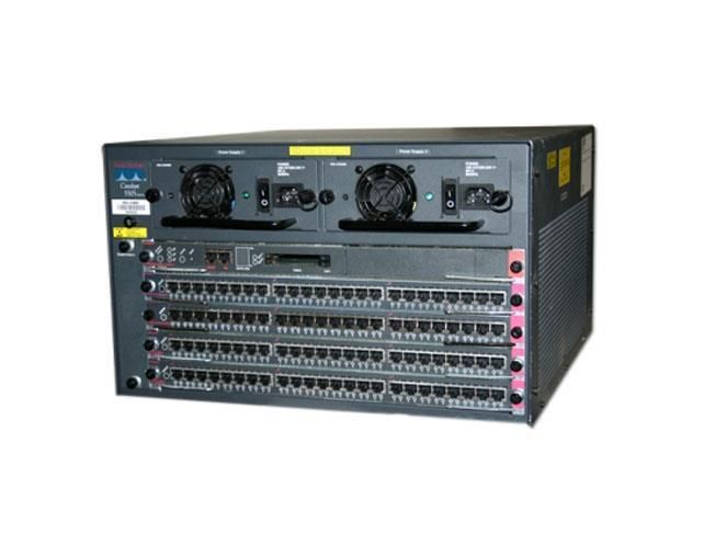WS-C5505-BUN2 Cisco Catalyst 5505 Switch With WS-X5530-E3A Supervisor III (NFFC II) WS-U5533-FEFX-MMF (2 100BaseFX Uplinks) & 4 WS-X5224 24-Ports 10/100 Modules Dual AC P.S. (Refurbished)