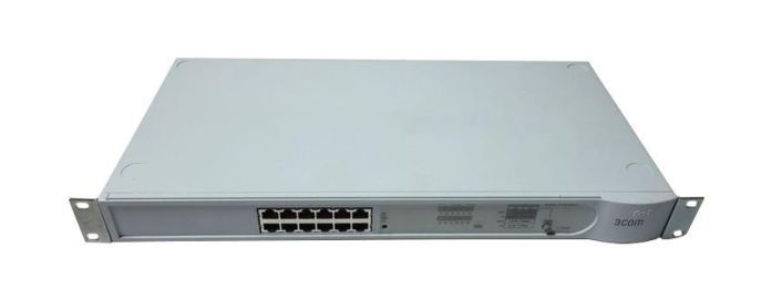 3C16464B 3Com SuperStack 3 12-Ports 10/100Mbps External BaseLine Ethernet Switch (Refurbished)