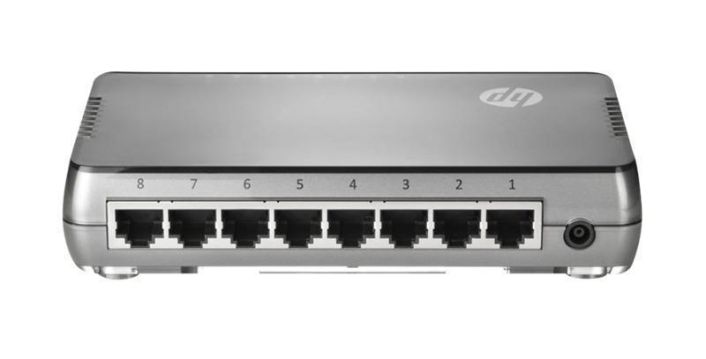 JH408-61001 HP Officeconnect 1405 8G V3 8-Ports RJ-45 10/100/1000Base-T Unmanaged Layer 2 Gigabit Ethernet Switch (Refurbished)