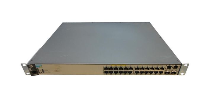 J9625A#ABB HP ProCurve E2620-24-PoE+ Layer 3 Switch 24-Ports Manageable 24 x POE+ 2 x Expansion Slots 10/100/1000Base-T 10/100Base-TX PoE Ports (Refur (Refurbished)